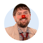 Lasse Profilbild von ROTE NASEN-Clown Lasse.