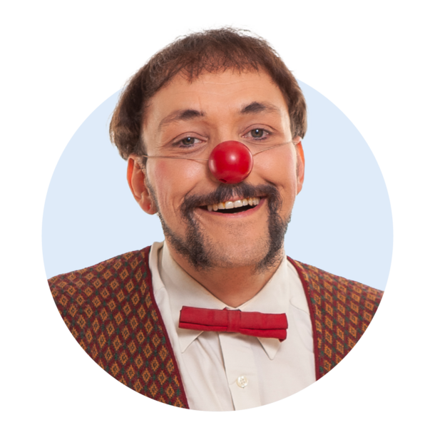 Profilbild von ROTE NASEN-Clown Herrmann.