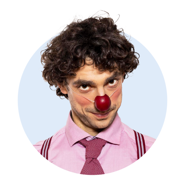 Profilbild von ROTE NASEN-Clown Egon.