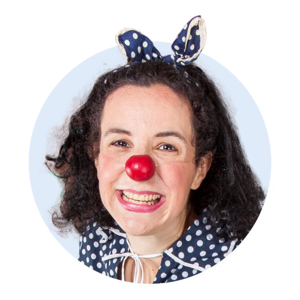 ROTE NASEN Clownin Jacqueline alias Andrea Frenademetz.