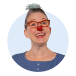 Elvira Profilbild der ROTE NASEN-Clownin Elvira.